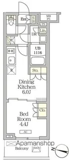 ミレーネ滝野川【2階】の間取り