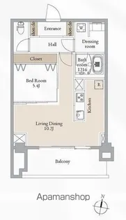 ブルーヴェル青葉通【6階】の間取り