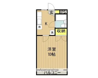 第三近内ビル【207号室】の間取り