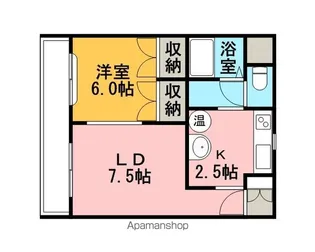シャルムアクアマリーン【3階】の間取り