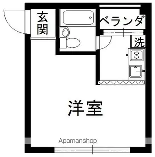 サルナートなかはら【203号室】の間取り