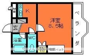 グレースビュー壱番館【2階】の間取り
