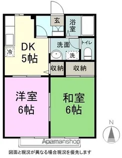 サンガーデンHIRABAYASHI【D102号室】の間取り