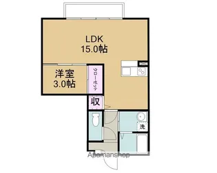 DUE ♭4(ドゥーフラットフォー)【1階】の間取り