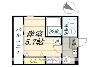 ペルレ【301号室】の間取り