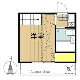 グリーンビレッジ武蔵浦和【1階】の間取り