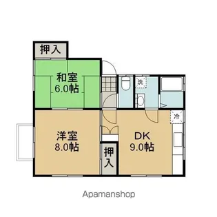 コーポカシオペア【101号室】の間取り