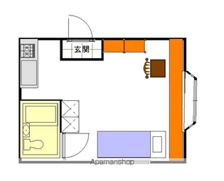 BE−HOUSE【101号室】の間取り