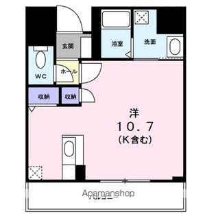 ユノディエール【7階】の間取り