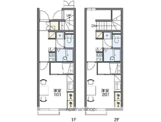 レオパレスダンダンめぐみ【2階】の間取り