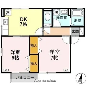 プレミール【2階】の間取り