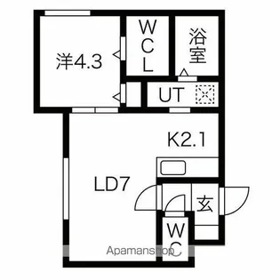 アルテ・ノヴァ19【302号室】の間取り