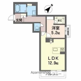 コートノワール【2階】の間取り