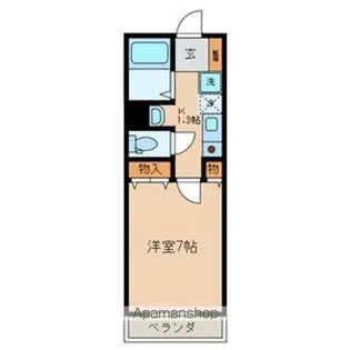 カサブランカ【1階】の間取り