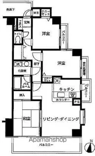 サントーア哲学堂公園【6階】の間取り
