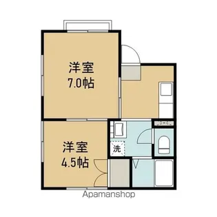 ホワイトコート津志田【A21号室】の間取り