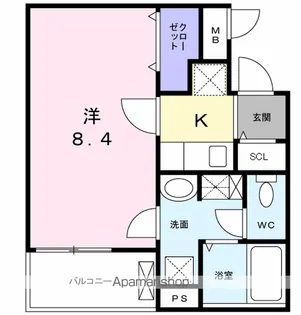 東京都日野市西平山3丁目【アパート】の間取り