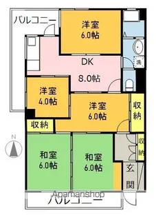 福光西ビル【2階】の間取り