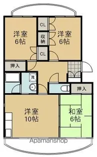 ポルタ草薙B【206号室】の間取り