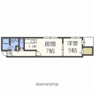 インフィニティⅢ【2階】の間取り