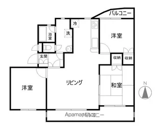 長野県長野市大字栗田【マンション】の間取り