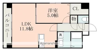 アイリス御領【602号室】の間取り