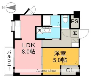 WIN LEGEND Ⅲ【4階】の間取り