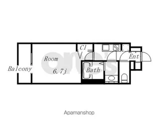 プレサンス大曽根駅前ファースト【14階】の間取り