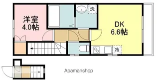 パール・ワンA【2階】の間取り