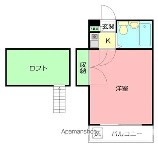 ヒルズ東海岸【1階】の間取り