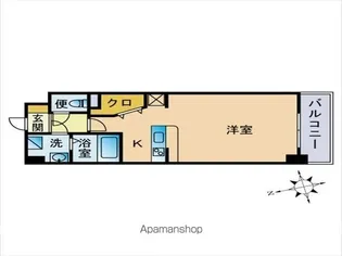 LUXCAS FUKUOKA EAST【604号室】の間取り