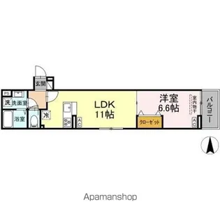 セレスティア南花畑IV【2階】の間取り