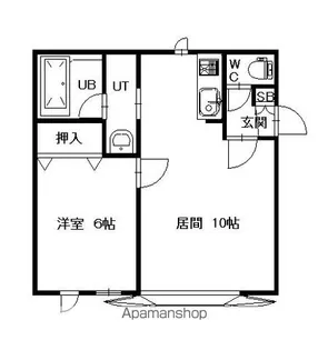 ノーシスC棟【101号室】の間取り