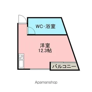 BAUWERK(バウベルク)【8階】の間取り