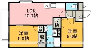 パークサイドハイツ【105号室】の間取り