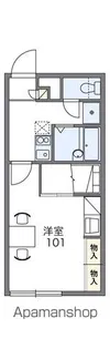 レオパレストリノ【202号室】の間取り