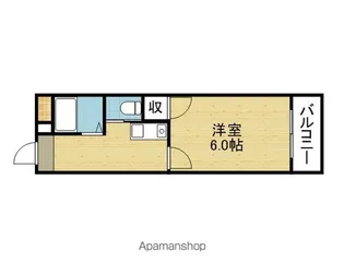 レオーネ寺田町東【6階】の間取り