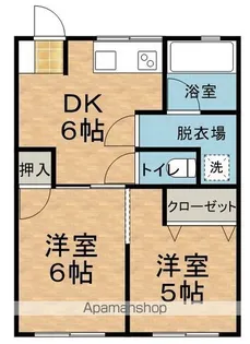 アメニティ1【3号号室】の間取り