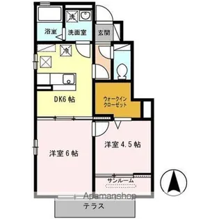 カーサ・セレーナ【1階】の間取り