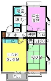 アムール8【2階】の間取り