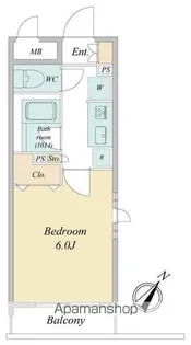 プライムアーバン行徳駅前Ⅱ【4階】の間取り