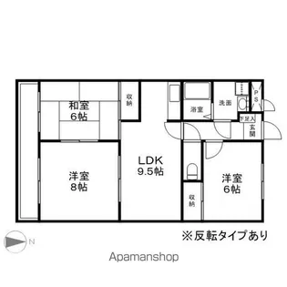 カメリアガーデン【2階】の間取り