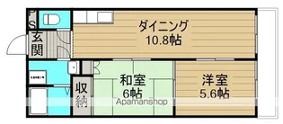 手城コーポ【202号室】の間取り