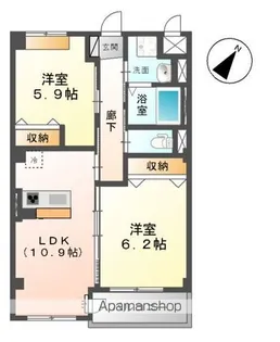 メープル・グローブ【3階】の間取り