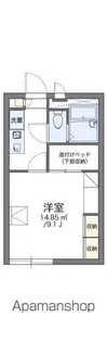 レオパレスT&Mコート【2階】の間取り