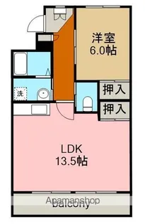 ハイツスカイベリー【4階】の間取り