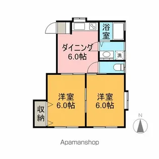ボンエトワール【101号室】の間取り