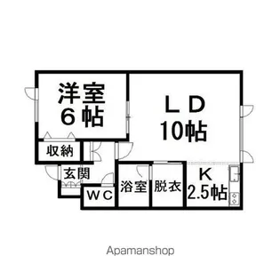 メゾン三寶Ⅶ【2階】の間取り