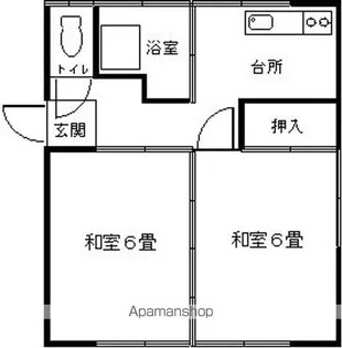 西池荘【1階】の間取り