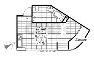 BAUWERK(バウベルク)【7階】の間取り